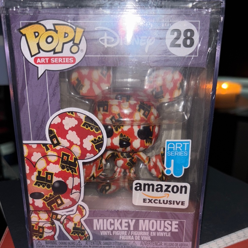 Disney Art Series Mickey Mouse Vinyl Figure - Red and Black